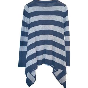 Autumn Cashmere Sweaters - Autumn Cashmere | Gray Black Stripe Sweater (S) Autumn Cashmere Sweaters - Autumn Cashmere | Gray Black Stripe Sweater (S)